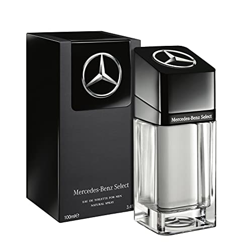 Mercedes Benz Select Eau De Toilette, Natural Spray For Men, Crisp And Contemporary Scent, Woody, 3.4 Fl Oz