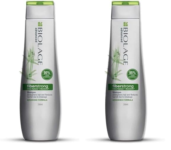 Biolage Professional Fiberstrong Anti-Breakage Shampoo, 95% Less Breakage & Reduces Hairfall, Makes Hair 12X Stronger By Reinfor