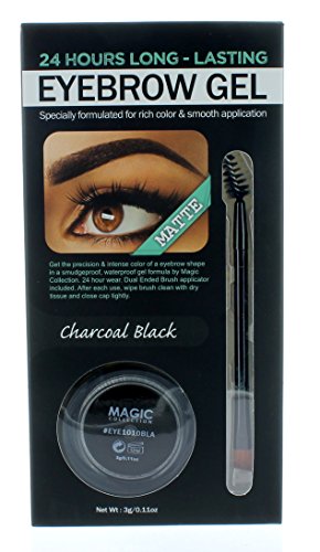 24 Hours Long Lasting Matte Waterfrof Eyebrow Gel Carcoal Black #Eye1010Bla