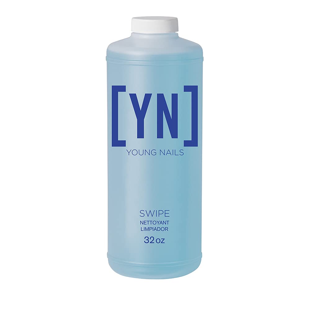 Young Nails Nail Swipe- Nail Dehydrator, Primer for Gel & Acrylic, Nail Prep Cleansing, Oil/Dust Remover for Gel Nail Polish, Ac