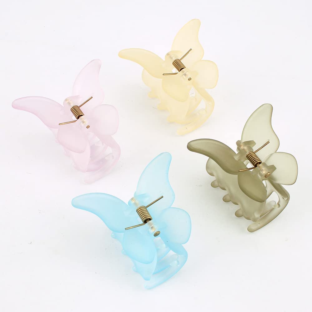 Canitor Small Butterfly Hair Clips Claw Clips 1.9'' Mini Clips For Girls (Style-04)