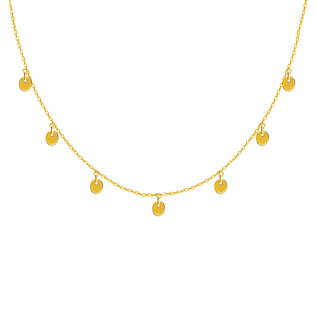 GIVA 925 Silver 18K Gold Plated Mini Charm Necklace|Gifts For Girlfriend,Rakshabandhan Gift For Sister Bhabhi,Gifts For Women&Gi