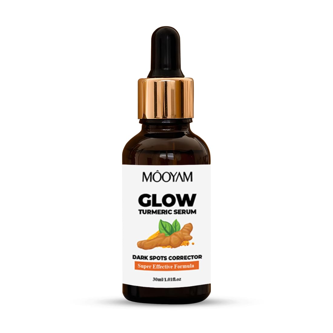 Zeroluxury Turmeric Whitening Serum For Bright Looking Skin | With Vitamin C & Niacinamide | Lightweight Hydrating Face Serum | 