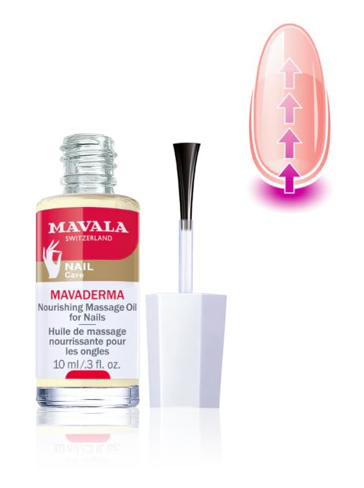 Mavala Mavaderma Nourishing Massage Oil for Nails, Nail Care, Nail Hardener, Cuticle Oil Nail Growth, Moisturizing & Healing Tre