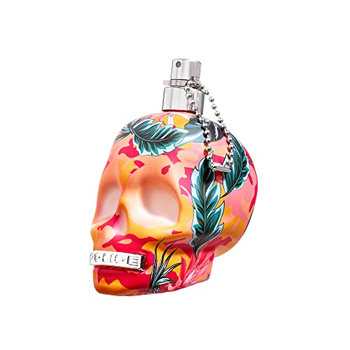 To Be Exotic Jungle For Woman By Police - Summery Floral Scent - Housed In A Botanical Decorated Bottle - Tart-Sweet Fruits And