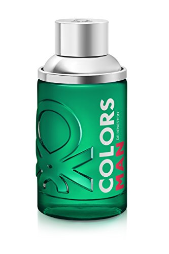 Benetton Colors Man Green Eau De Toilette Spray 3.4 Oz