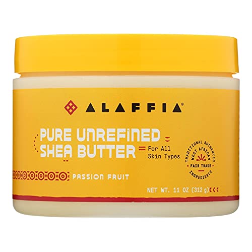 Alaffia Pure Unrefined Shea Butter, Deeply Hydrates and Moisturizes Skin. Suitable for All Skin Types. Fair Trade, Cruelty Free,