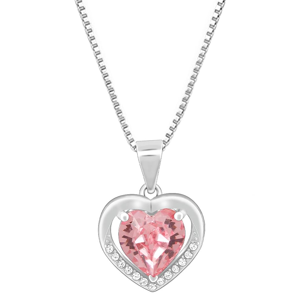 GIVA 925 Silver Anushka Sharma Valentine Pendant|Gifts For Girlfriend,Rakhi Rakshabandhan Gift For Sister Bhabhi,Gifts For Women