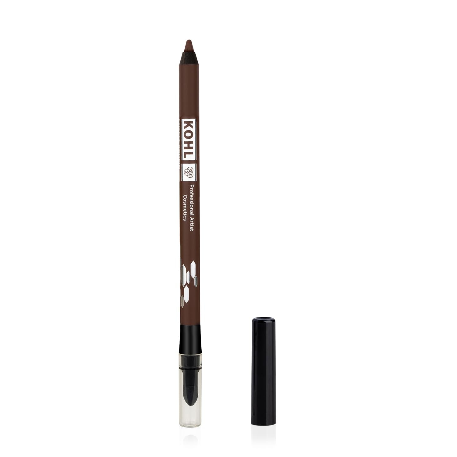 Pac Longlasting Kohl Pencil (Coffee Brown) | Intensely Pigmented Brown Kajal | Waterproof, Smudge-Proof & One Swipe Application 