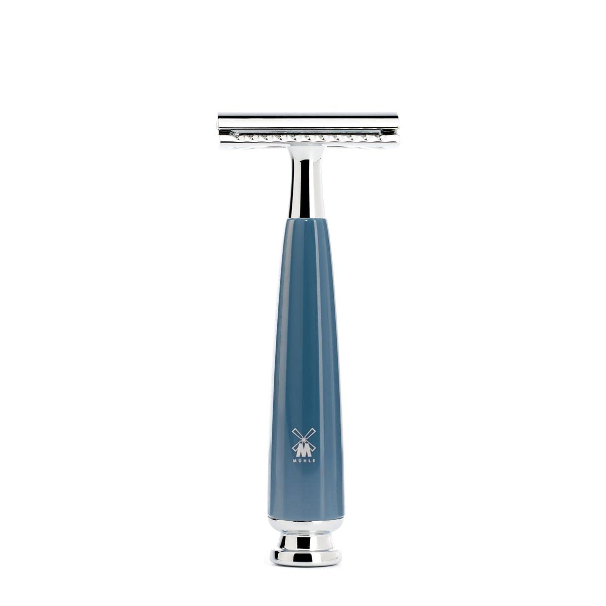 Mhle Rytmo 4-Piece Pure Badger Double Edge Safety Razor (Closed Comb) Shaving Set For Men - Perfect For Every Day Use, Barbersho