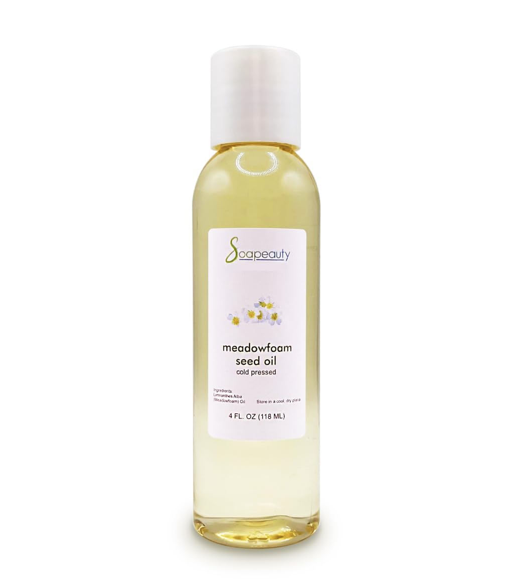 Soapeauty Meadowfoam Seed Oil Cold Pressed Unrefined | 100% Pure Natural Meadowfoam Seed Oil For Face & Hair | Moisturizer For S