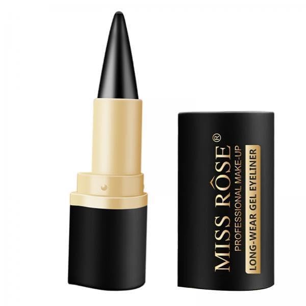Black Gel Cream Eyeliner, Pencil Eyeliner & Kajal, Tool Smudge Proof And Waterproof Matte Quick Dry Black EyeLiner Pencil Tatto