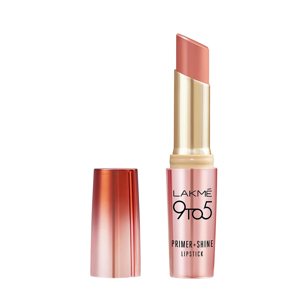 Lakm 9To5 P+S Lipstick Glossy Finish Sn2 Peachy Vibe