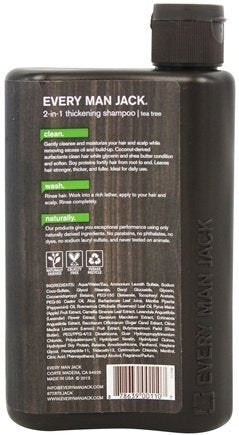 Every Man Jack 2-In-1 Thickening Shampoo & Conditioner 13.50 Oz ( Pack Of 6)