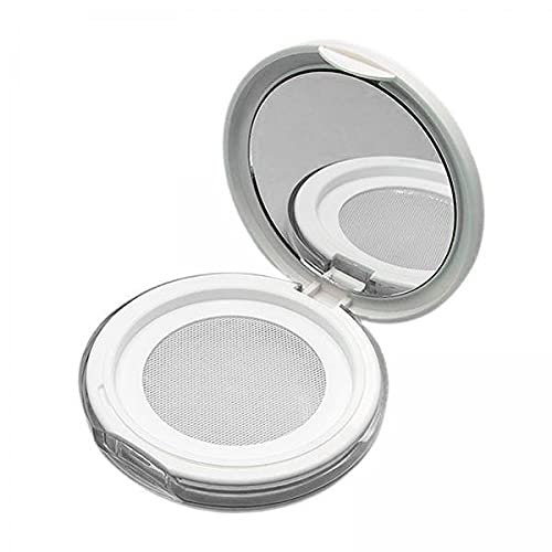 Saz Dekor 2Xcapacity 3 Ml 0.1 Oz Empty Absloose Powder Container Diy White|Makeup Box For Storage|Make Up, Cosmetic, Skincare Or