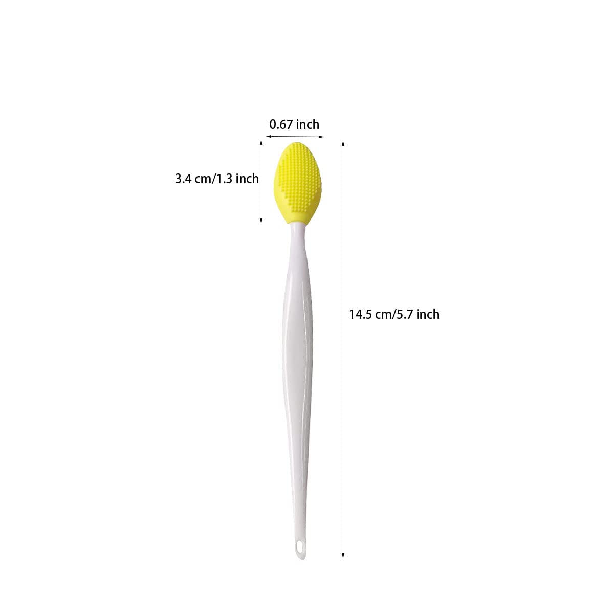 10 PCS Silicone Exfoliating Lip Brush, Lip Exfoliating Brush, Lip Exfoliator Brush, Lip Scrub Brush,Double-Sided Silicone Exfoli