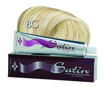 Developlus Satin Color #8G Light Golden Blonde 3 Ounce (88ml) (6 Pack)