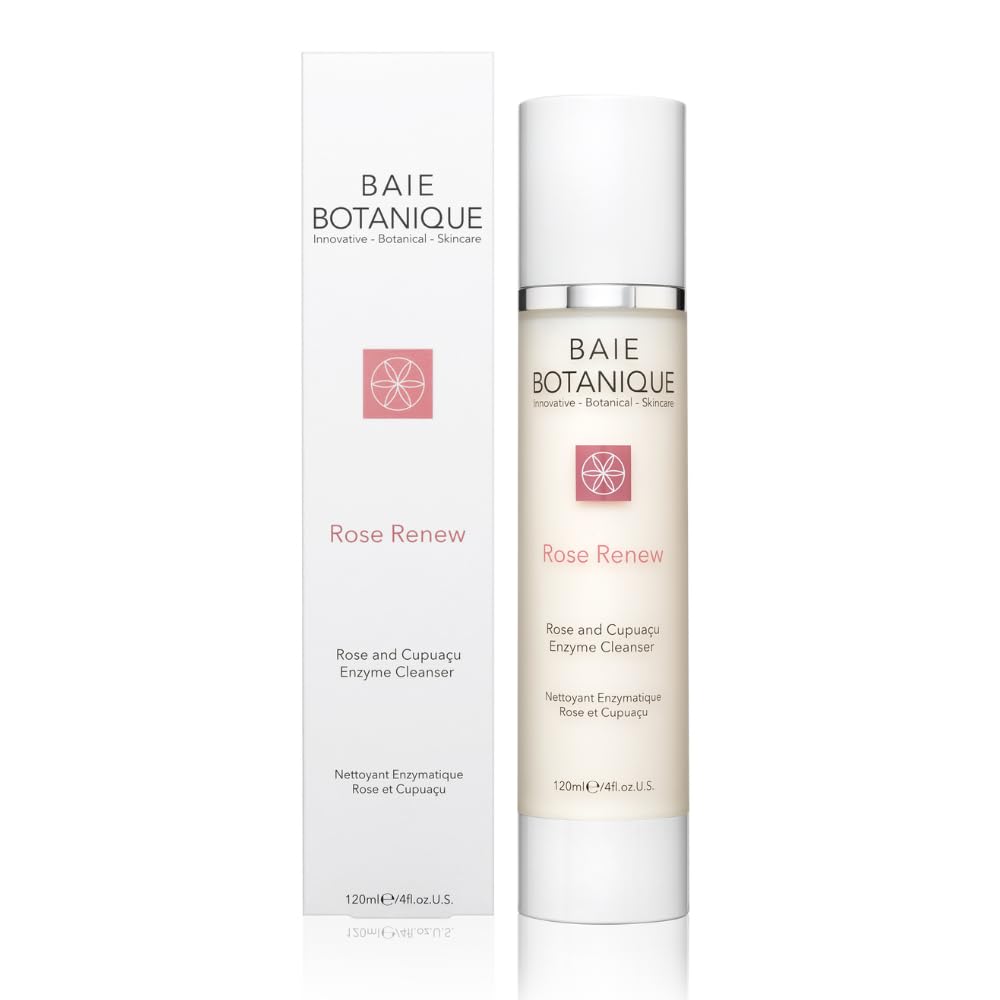 Baie Botanique Cleansing Milk 120ml - Rosewater, Rose Absolute, Rosehip Seed Oil, Cupuau Butter, Pomegranate Enzymes, Reishi & S