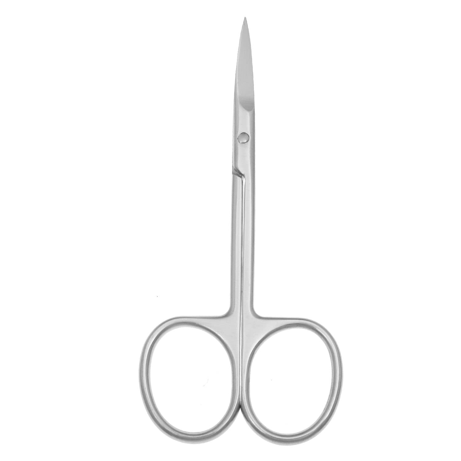 Motanar Cuticle Nail Scissors - Stainless Steel Precision Manicure Scissor - Extra Pointed Straight Curved Fingernail Scissor (S