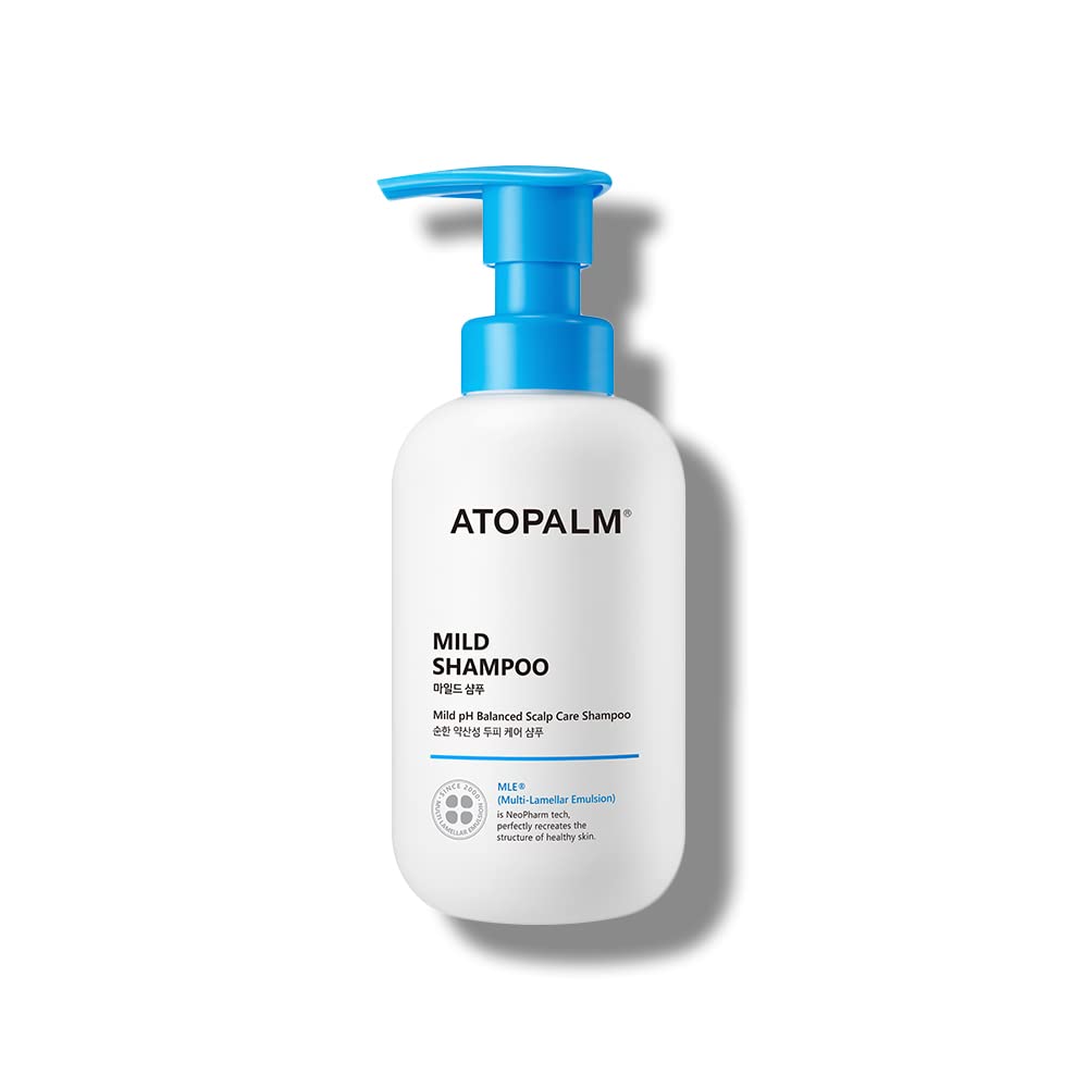 ATOPALM Mild Shampoo 10.1 Fl. Oz. 300ml, Tear-Free Hypoallergenic Hair Care for Sensitive Skin, Biotin for Dry Scalp, Paraben & 