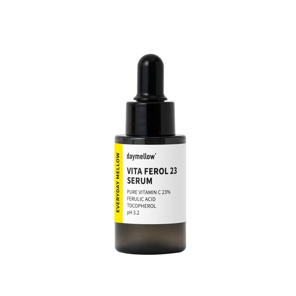 daymellow Vita Ferol 23 Serum 0.67fl.oz/20ml Face Moisturizer, Facial Serum, Vita Serum, Vitamin C 23%, Brightening, Hydrating S