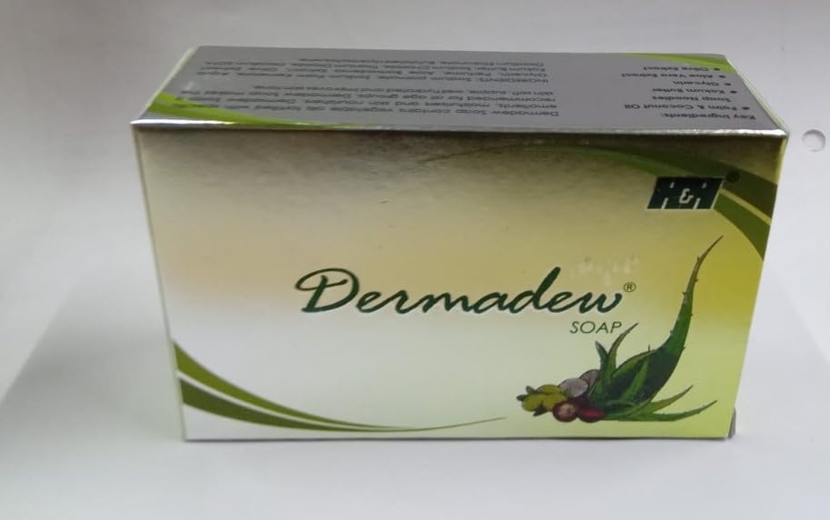 Dermadew Soap Vegetable Oils Fortified With Specific Emollients, Moisturizers, And Skin Nourishes 300G