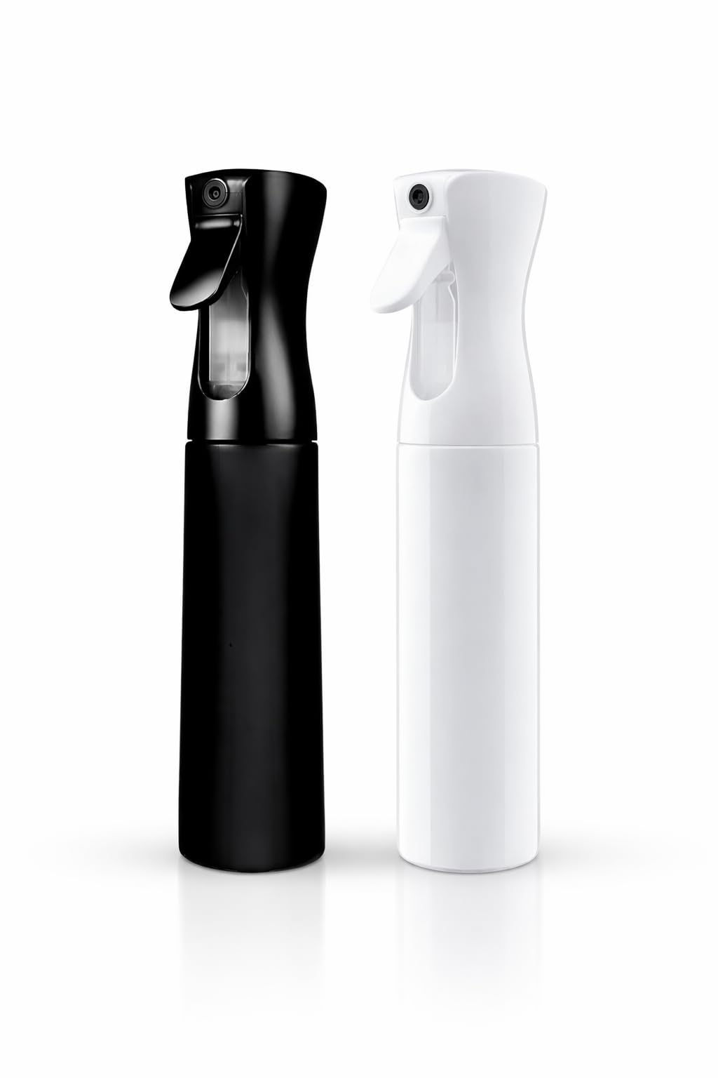 Storite Combo Of 2 Refillable Empty Mist Water Spray Bottle 300Ml For Taming Hair In Morning, Hairstyling, Plants, Pets (Black A