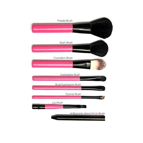 Heavenglow 2X 7Pcs Pro Brushes Powder Foundation Cosmetic Makeup Brush Set Face Eye Brush