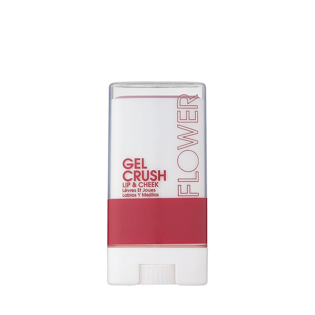 Flower Beauty By Drew Barrymore Lip & Cheek Gel Crush - Cream Blush And Lips Tint In One Portable Multistick - Hydrating Burst O