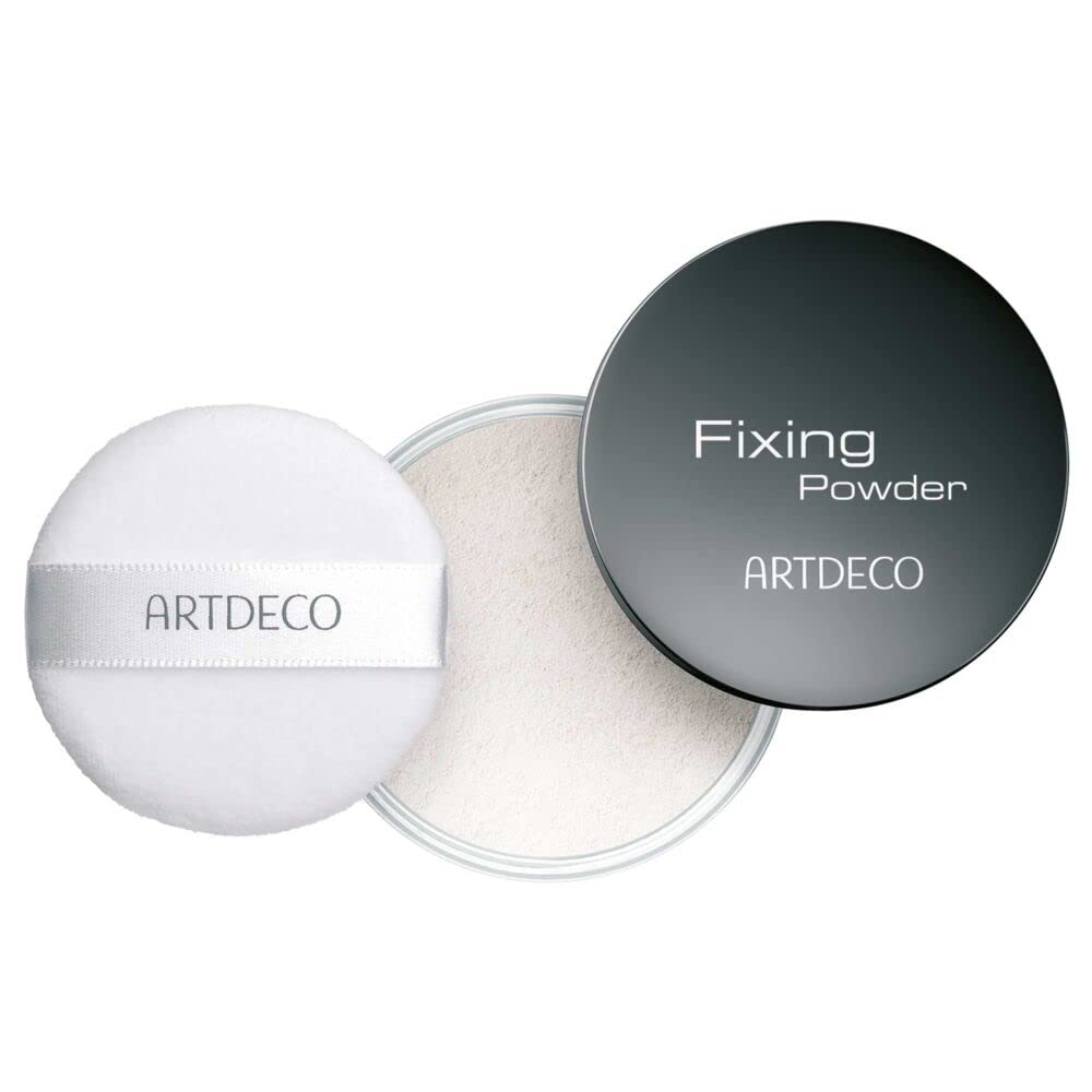 ARTDECO Fixing Powder - Waterproof Transparent Loose Setting Powder - Mattifies Makeup, Sets Cream Products - Ideal for Oily Ski