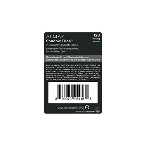 Almay Shadow Trio Eyeshadow Palette, Making Waves, 0.19 Ounce