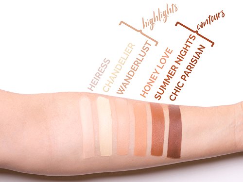 Aesthetica Cosmetics Cream Contour And Highlighting Makeup Kit - Contouring Foundationconcealer Palette - Vegan, Cruelty Free &