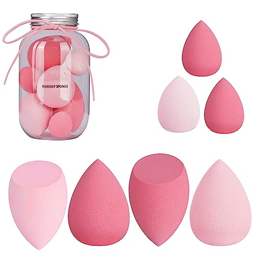Suake 7In1 Professional Beauty Blender Set For Face Makeup | Makeup Sponges Set Is Suitable With Liquid & Creams | Sponge Makeup