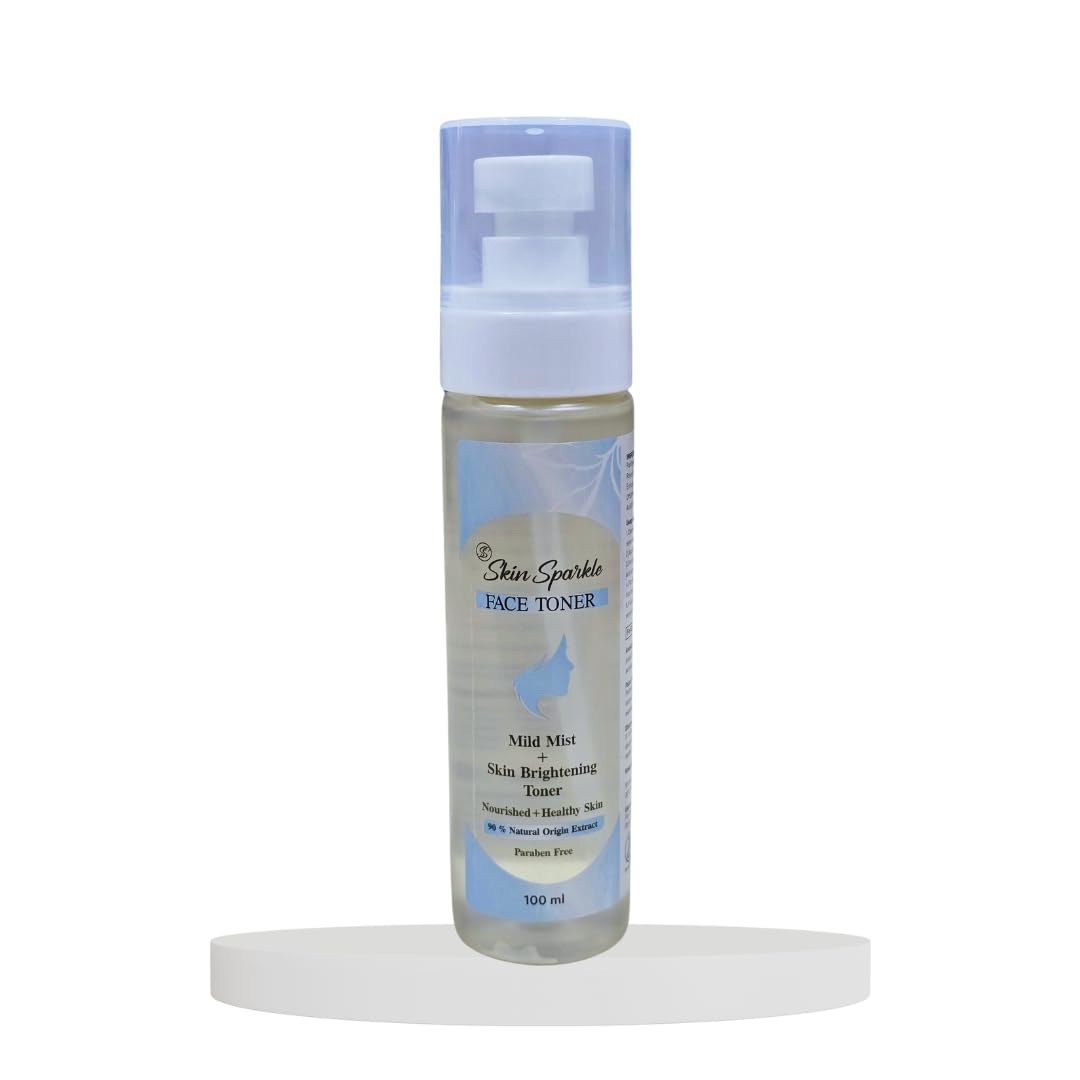 Skin Sparkle Face Toner, Mild Mist With Skin Brightening Formula, Paraben-Free, 100 Ml