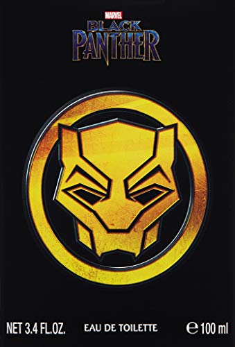 Marvel Black Panther, Fragrance, For Men, Eau De Toilette, Edt, 3.4Oz, 100Ml, Cologne, Spray, Made In Spain, By Air Val Internat