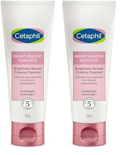Cetaphil Brightness Reveal Creamy Cleanser - 100 G| Brightening Face Wash For Uneven Skin Tone| Niacinamide, Sea Daffodil| Fragr