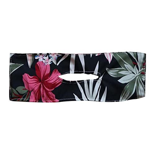 Ecomistiq 2Xdeft Bun Fashion Hair Bands Women Summer Knotted Wire Headband Print D| Rollers & Curlers| Care Styling |Health Beau