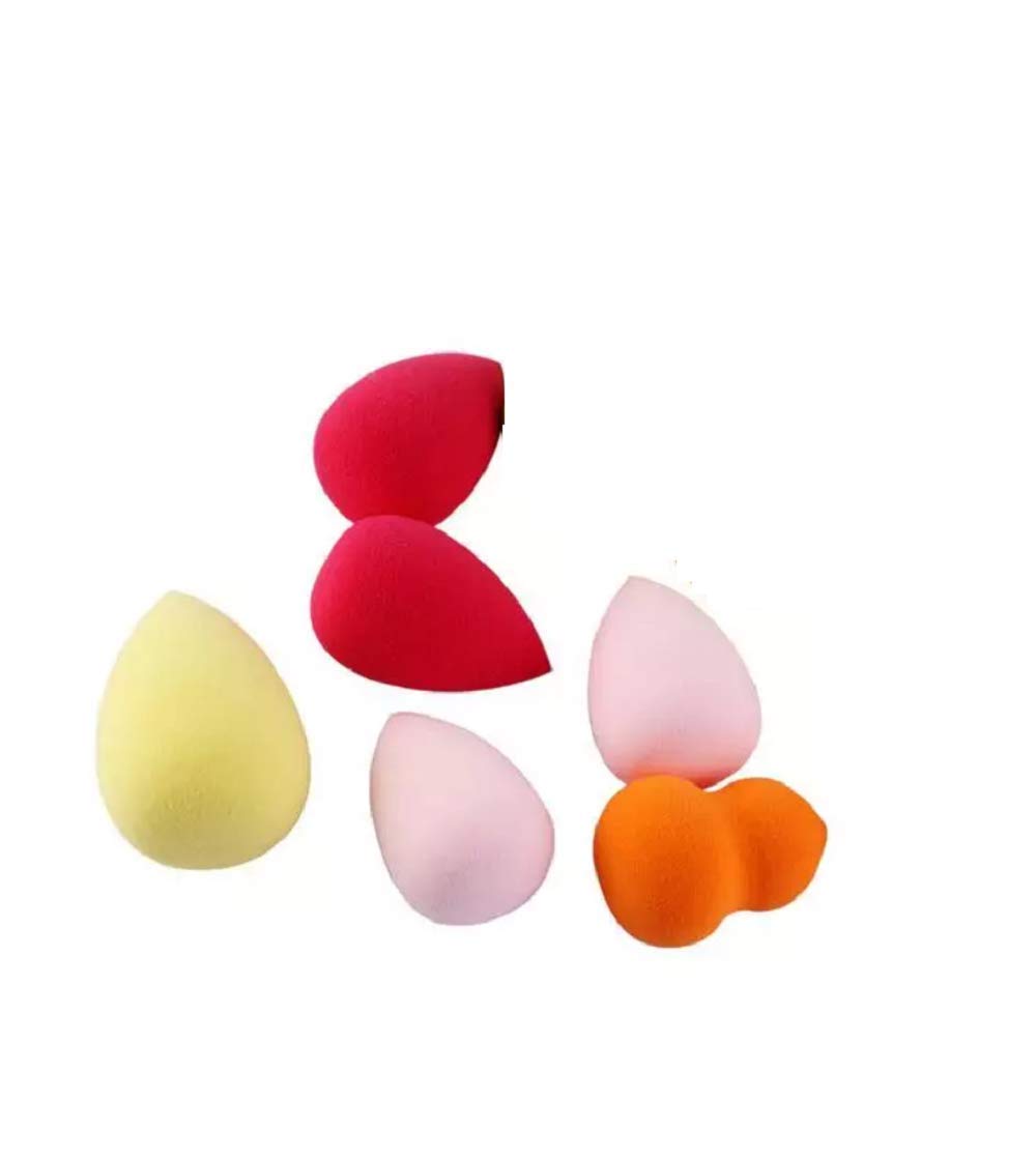 Datnasayad Beauty Make Up Mini Sponge Puff Colour May Vary  (Pack Of 6)