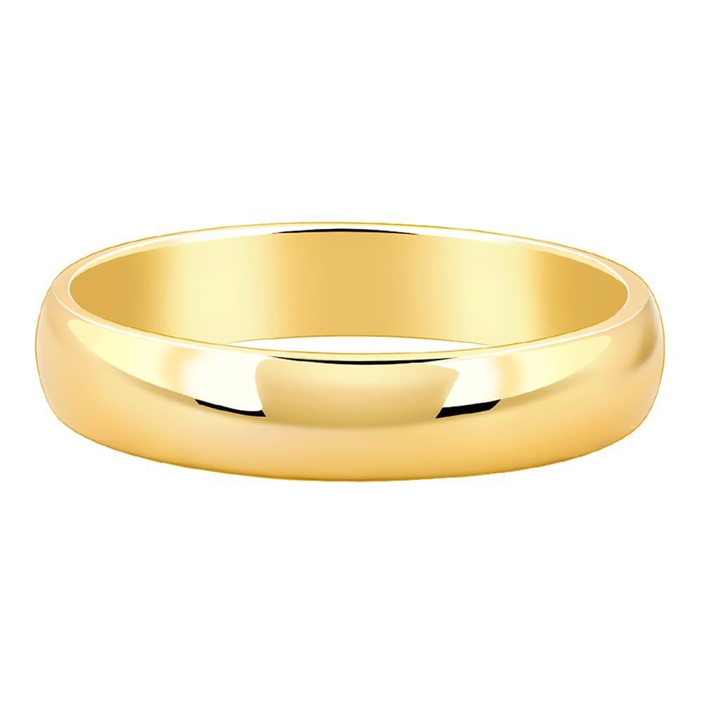 Giva 925 Silver Golden Classic Band For Him,Fixed Size,Indian  17| Gifts For Men And Boys | With Certificate Of Authenticity An