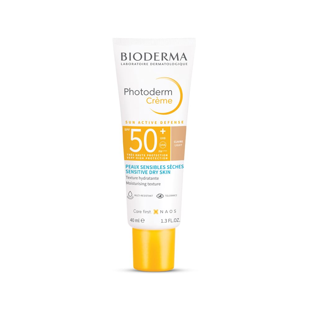 Bioderma Photoderm Crme Claire Spf 50+ Pa++++ Tinted Sunscreen With 8H Hydration | In Vivo Tested