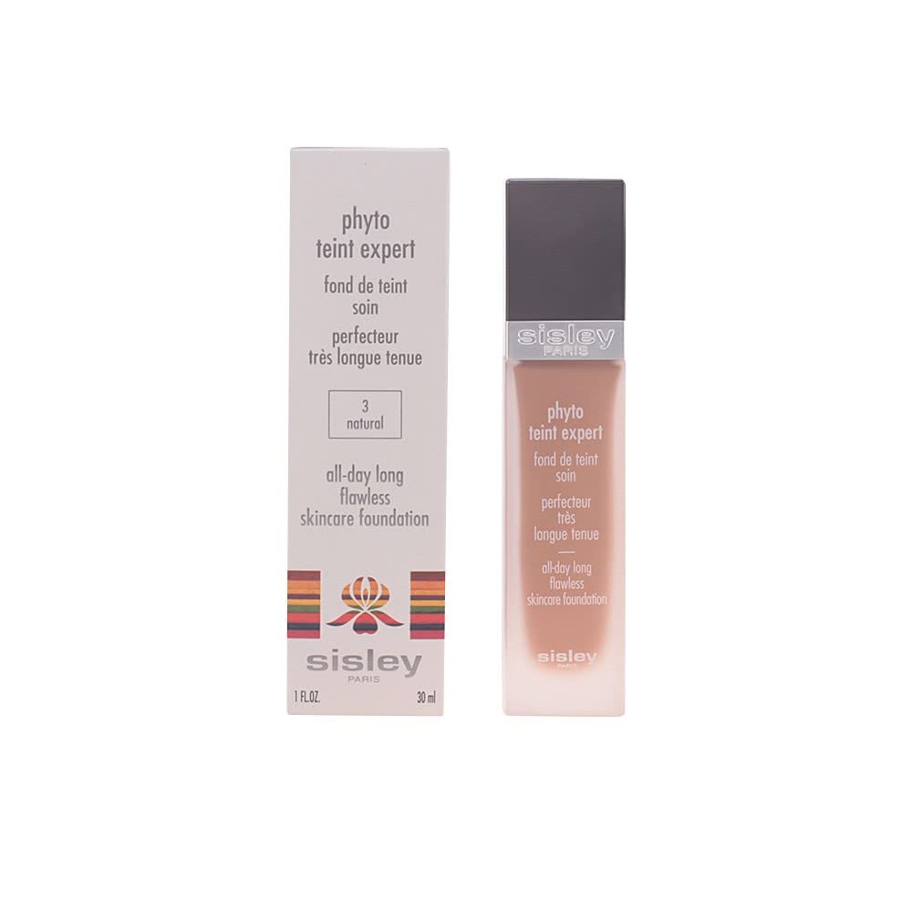 Sisley Womens Phyto-Teint Expert Foundation, # 3 Natural, 1 Ounce