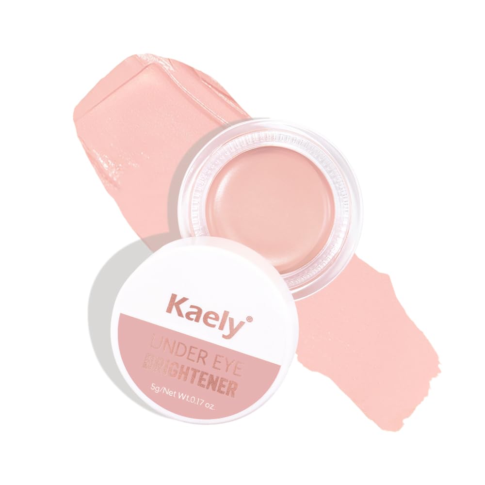 Kaely Under Eye Brightener,Conceal Brighten Dark Circles,Color Correcting Pot Concealer For Dark Circles,Corrector De Ojeras,Wat
