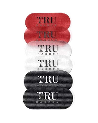 TRU BARBER HAIR GRIPPERS  3 COLORS BUNDLE PACK 6 PCS for Men and Women - Salon and Barber, Hair Clips for Styling, Hair holder G
