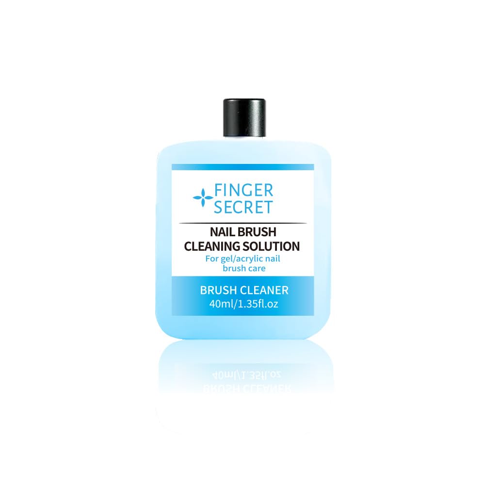 Nail Brush Cleaning Solution - 40ml Nail Art Brush Cleaner for Manicure Products,Nail Brush Cleaner Easily Better Used for Nail 