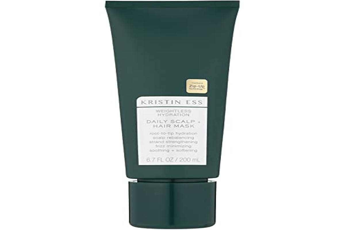 Kristin Ess Hair Weightless Hydration Daily Scalp + Hair Mask - Soothes Scalp, Hydrates Hair, Rebalancing Treatment, Frizz Minim