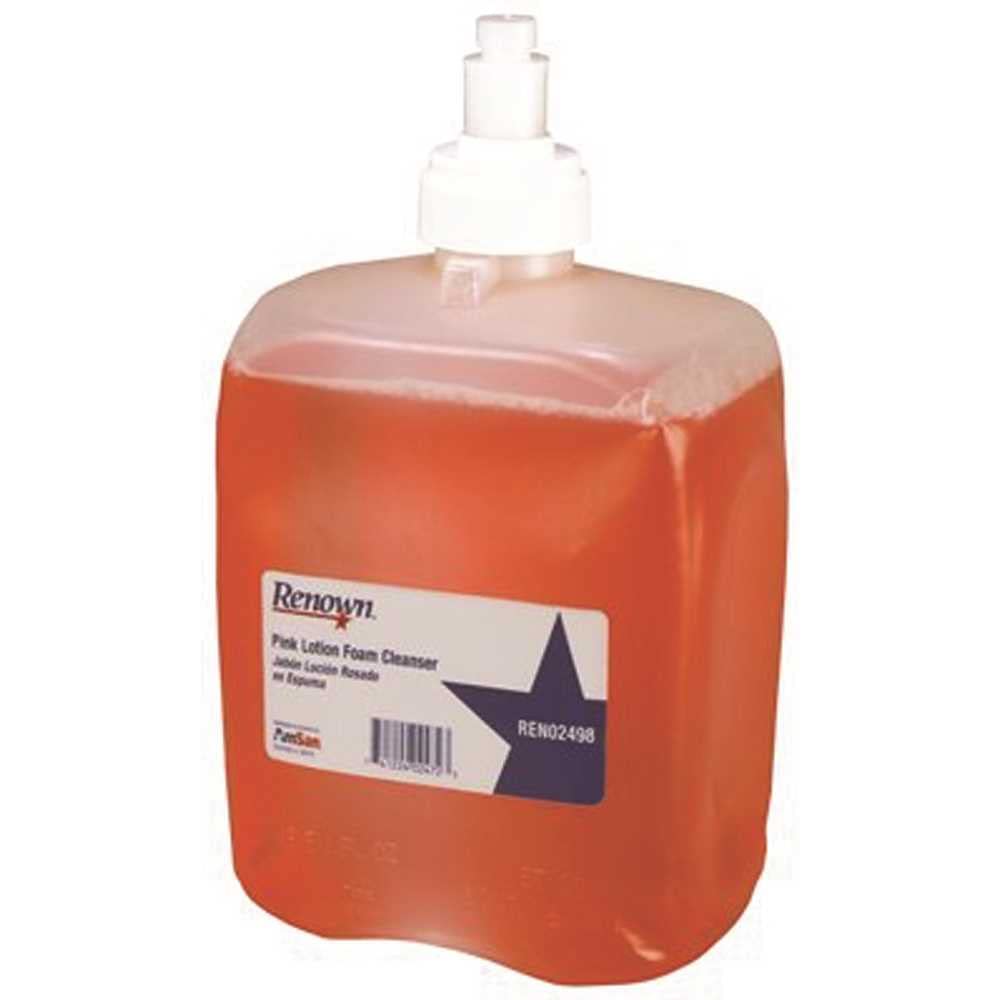 Renown REN02498 Foam Pink Lotion Soap, 2000 mL
