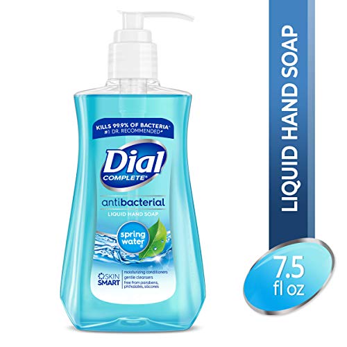 Dial Complete Antibacterial Liquid Hand Soap, Spring Water, 75 Fl Oz (Pack Of 1)