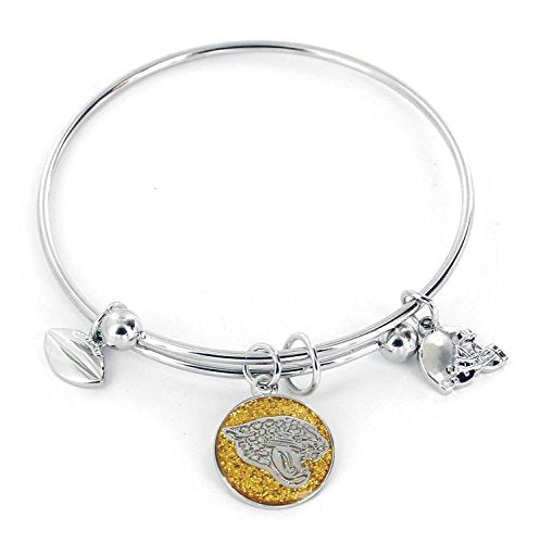 Aminco NFL Jacksonville Jaguars Mystique Adjustable Bangle