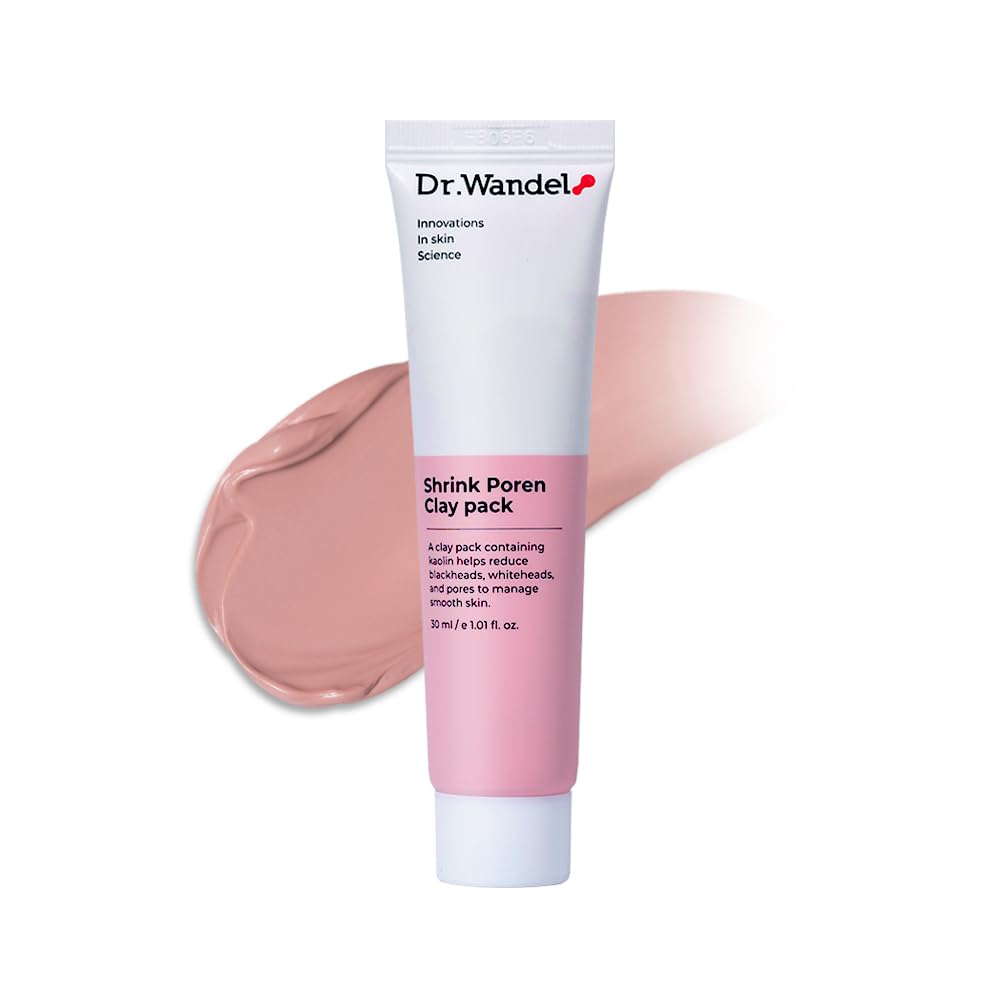 DR.WANDEL Shrink Poren Clay Mask (30 ml /1.01 fl.oz)  Gentle Exfoliating, NonDrying Clay Mask for Deep Pore Care | Oil Control
