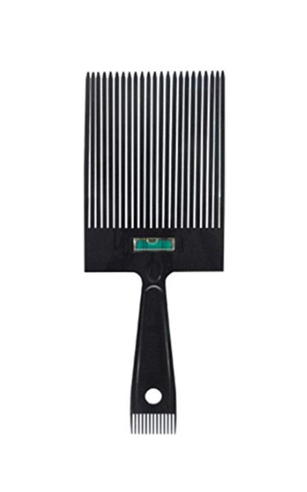 Scalpmaster Flat Top Comb with Level Flattopper with Sideburn Comb